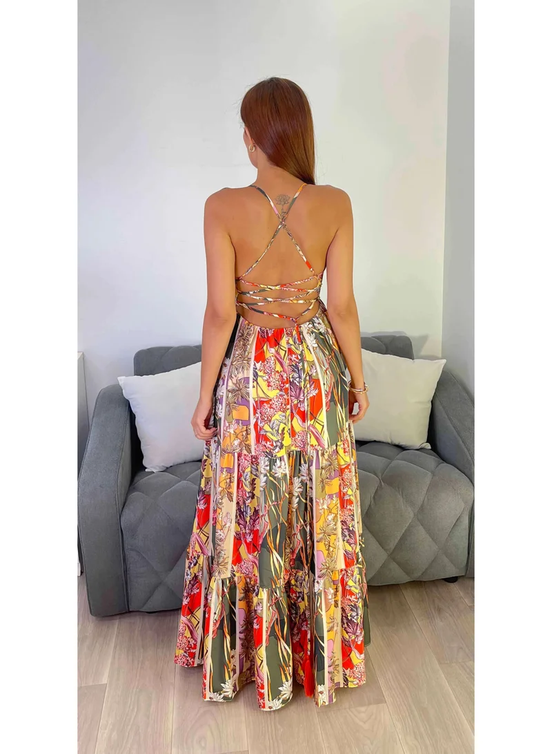 توترندس فستان صيفي ملون